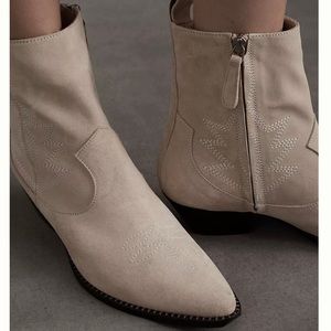 Freda Salvador Suede Bootie 7.5 NWT